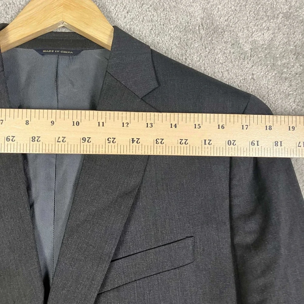 Banana Republic Blazer Mens 40R Gray Lanificio F.lli Cerruti Tailored Fit Jacket